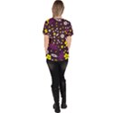 Background-a 003 Women s V-Neck Scrub Top View4