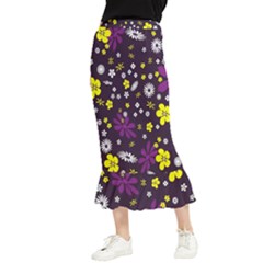 Background-a 003 Maxi Fishtail Chiffon Skirt by nate14shop