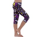 Background-a 003 Kids  Lightweight Velour Capri Leggings  View3