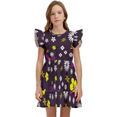 Background-a 003 Kids  Winged Sleeve Dress