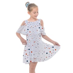 Background-a 005 Kids  Shoulder Cutout Chiffon Dress by nate14shop