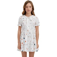 Background-a 005 Kids  Sweet Collar Dress