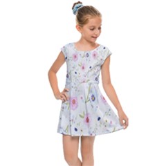 Background-a 007 Kids  Cap Sleeve Dress by nate14shop