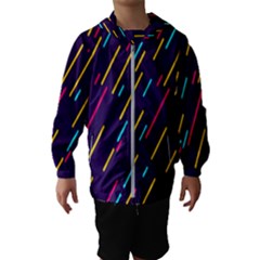 Background-a 008 Kids  Hooded Windbreaker