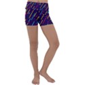 Background-a 008 Kids  Lightweight Velour Yoga Shorts View1