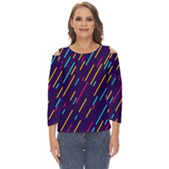 Background-a 008 Cut Out Wide Sleeve Top