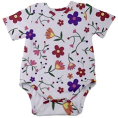 Background-a 009 Baby Short Sleeve Onesie Bodysuit by nate14shop