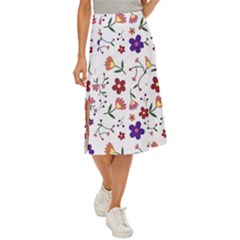 Background-a 009 Midi Panel Skirt