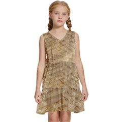 Background-a 010 Kids  Sleeveless Tiered Mini Dress