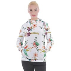 Background-a 011 Women s Hooded Pullover