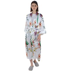 Background-a 011 Maxi Satin Kimono by nate14shop