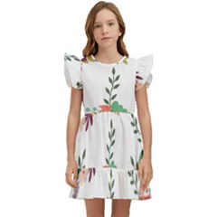 Background-a 011 Kids  Winged Sleeve Dress