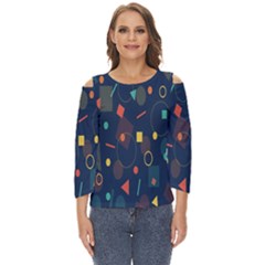 Background-a 012 Cut Out Wide Sleeve Top