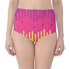 Background-a 013 Classic High-waist Bikini Bottoms