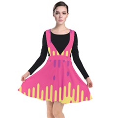 Background-a 013 Plunge Pinafore Dress by nate14shop