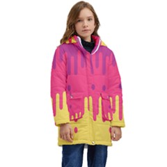 Background-a 013 Kid s Hooded Longline Puffer Jacket