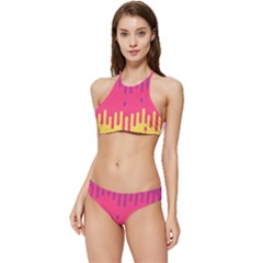 Background-a 013 Banded Triangle Bikini Set