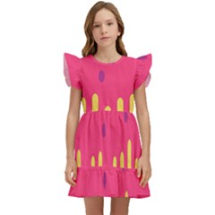 Background-a 013 Kids  Winged Sleeve Dress