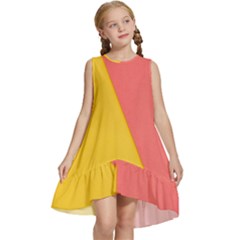 Background-a 014 Kids  Frill Swing Dress by nate14shop