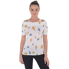 Background-a 016 Shoulder Cut Out Short Sleeve Top