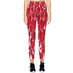 Banner Love Red Pocket Leggings  by nate14shop