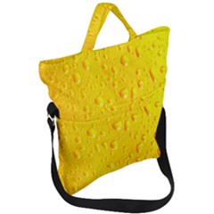 Beer-003 Fold Over Handle Tote Bag by nate14shop