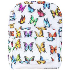 Big Collection Off Colorful Butterfiles Full Print Backpack by nate14shop