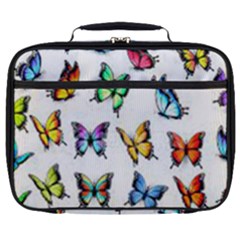 Big Collection Off Colorful Butterfiles Full Print Lunch Bag by nate14shop