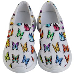 Big Collection Off Colorful Butterfiles Kids Lightweight Slip Ons by nate14shop