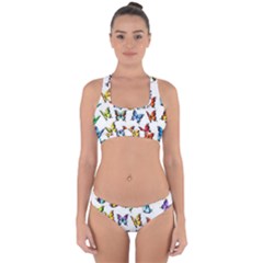 Big Collection Off Colorful Butterfiles Cross Back Hipster Bikini Set by nate14shop