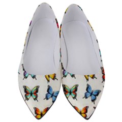 Big Collection Off Colorful Butterfiles Women s Low Heels by nate14shop