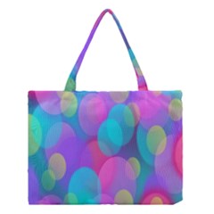 Bokeh-002 Medium Tote Bag by nate14shop