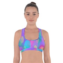 Bokeh-002 Cross Back Sports Bra by nate14shop