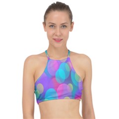 Bokeh-002 Racer Front Bikini Top by nate14shop