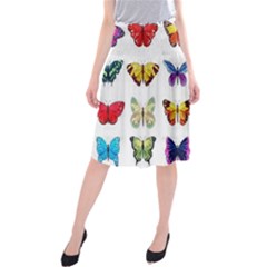 Butterflay Midi Beach Skirt by nate14shop