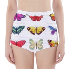 Butterflay High-waisted Bikini Bottoms by nate14shop