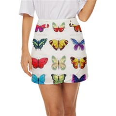 Butterflay Mini Front Wrap Skirt by nate14shop