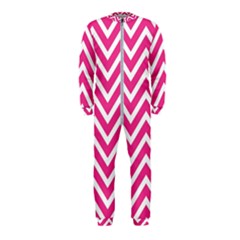 Chevrons - Pink Onepiece Jumpsuit (kids)