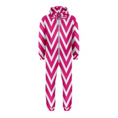 Chevrons - Pink Hooded Jumpsuit (kids) by nate14shop