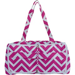 Chevrons - Pink Multi Function Bag