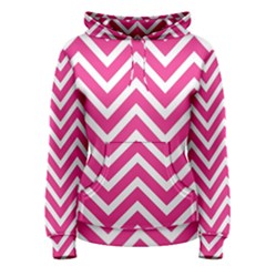 Chevrons - Pink Women s Pullover Hoodie by nate14shop