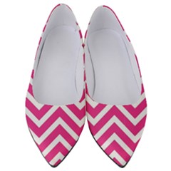 Chevrons - Pink Women s Low Heels by nate14shop