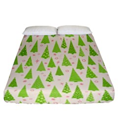 Christmas-a 002 Fitted Sheet (california King Size)