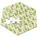 Christmas-a 002 Wooden Puzzle Hexagon View3