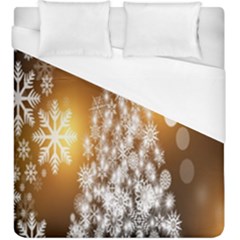 Christmas-tree-a 001 Duvet Cover (king Size) by nate14shop