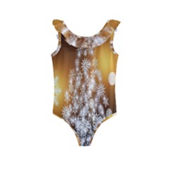 Christmas-tree-a 001 Kids  Frill Swimsuit by nate14shop