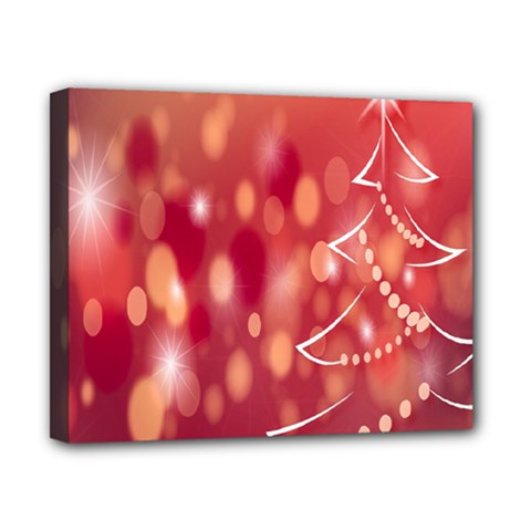 Christmas-tree-a 002 Canvas 10  X 8  (stretched) by nate14shop