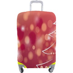 Christmas-tree-a 002 Luggage Cover (large) by nate14shop