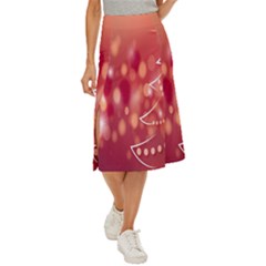 Christmas-tree-a 002 Midi Panel Skirt by nate14shop