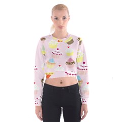 Cupcakes Cropped Sweatshirt by nate14shop